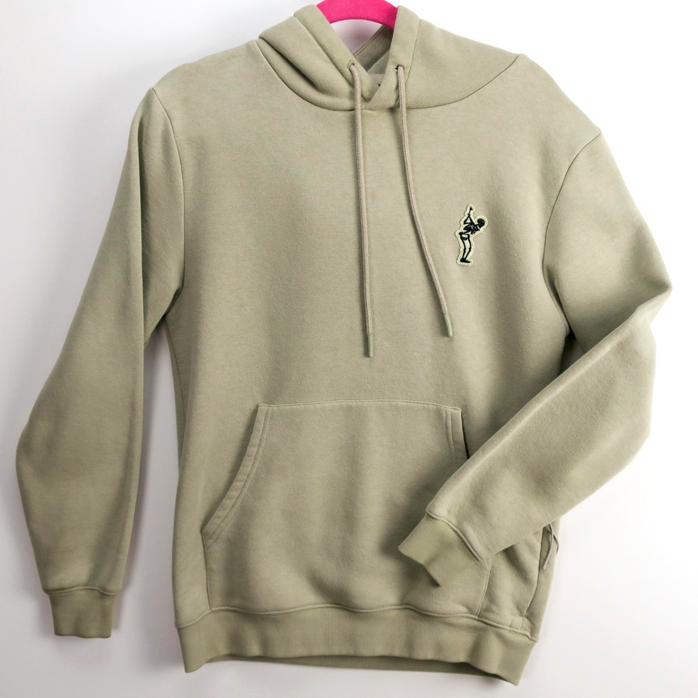 Dead Golfer TRUE Mens Golf Hoodie Small Beige Skeleton Pullover Streetwear